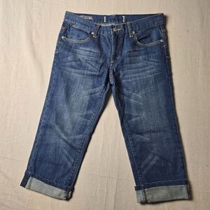 Isabella Women's Capri Crop Jeans Size 27‎ Stretch Blue Denim